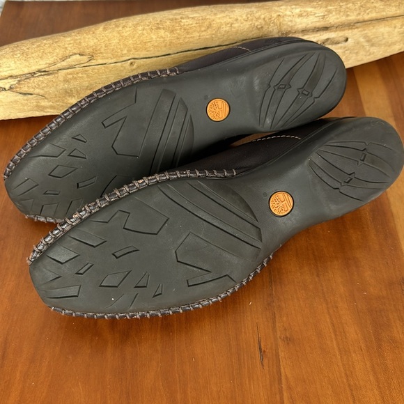 Timberland brown leather comfort square toe mule/clog. Size 9.5 - Picture 5 of 8